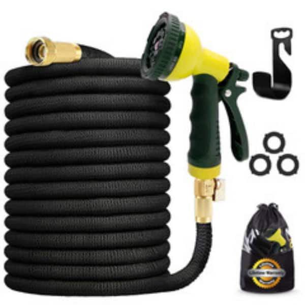 Angel Sar 3/4 in. Dia x 75 ft. Lightweight Kink-Free Expandable Water Garden Hose