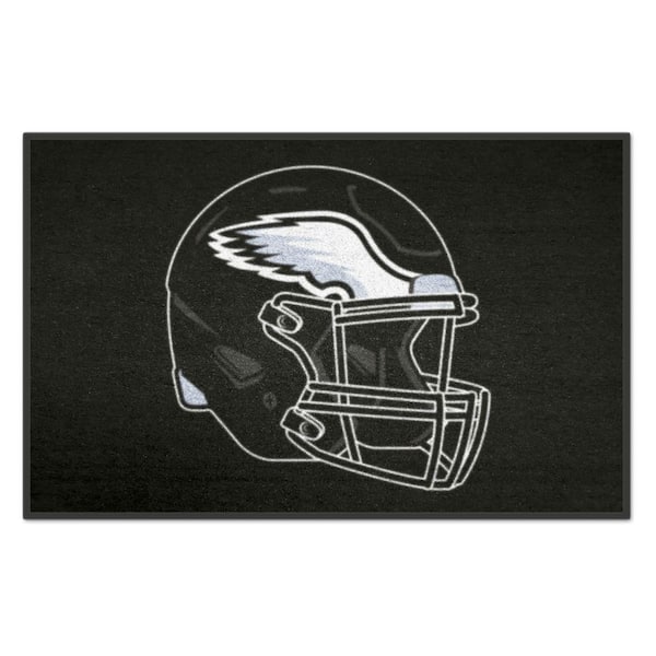 FANMATS Philadelphia Eagles Black 2 ft. x 3 ft. Starter Mat Area Rug