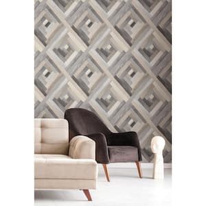 Wynwood Geometric Spray and Stick Wallpaper (Covers 56 sq. ft.)