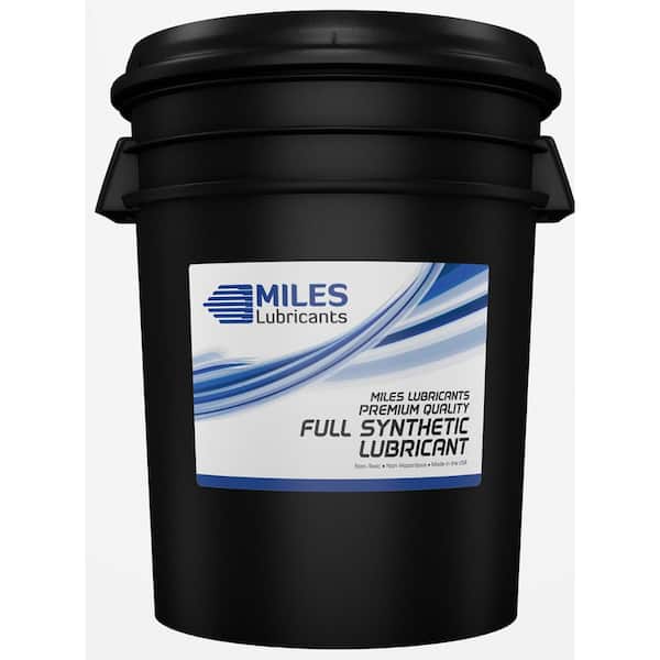 Miles Proptech Gas 68-Full Synthethic Pao Based Gas Air Compressor Fluid 5 Gal. Pail