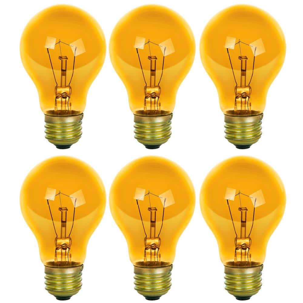 25 watt yellow light bulbs