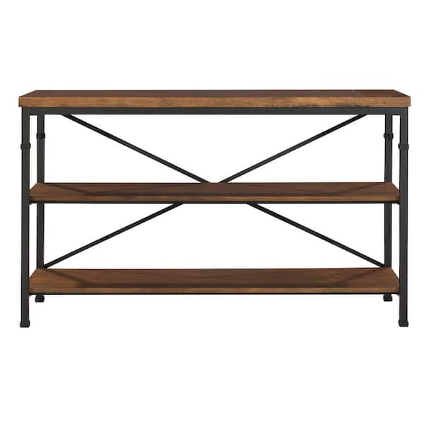 Linon Home Decor Austin 50 In Black And Ash Veneer Particle Board Tv Stand Fits Tvs Up To 40 With Built Storage 862253ash01u - Home Decor Austin