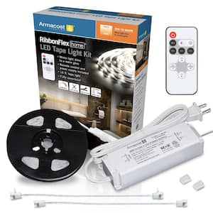 RibbonFlex Home 16 ft. Dim to Warm LED Tape Light Kit with Remote