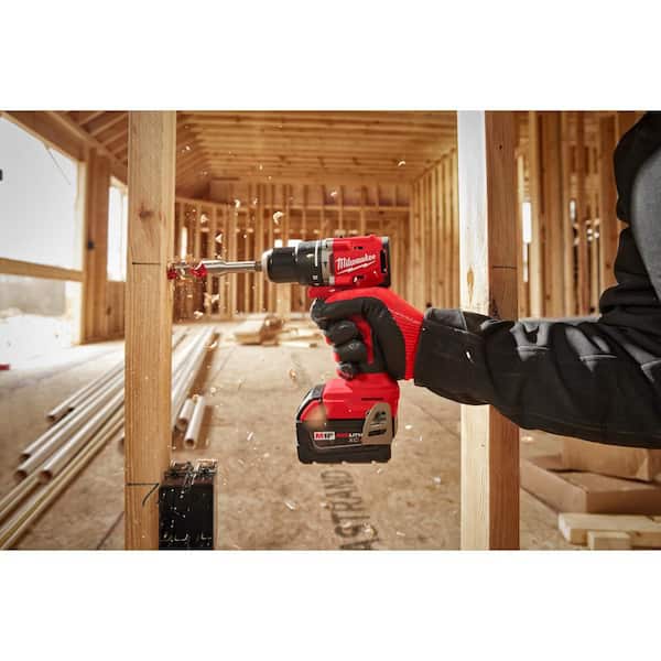 Milwaukee - M18 18-Volt Lith-Ion Brushless Cordless Compact Hammer Drill/Impact Combo Kit (2-Tool) w/2 Batteries & M18 FUEL Router