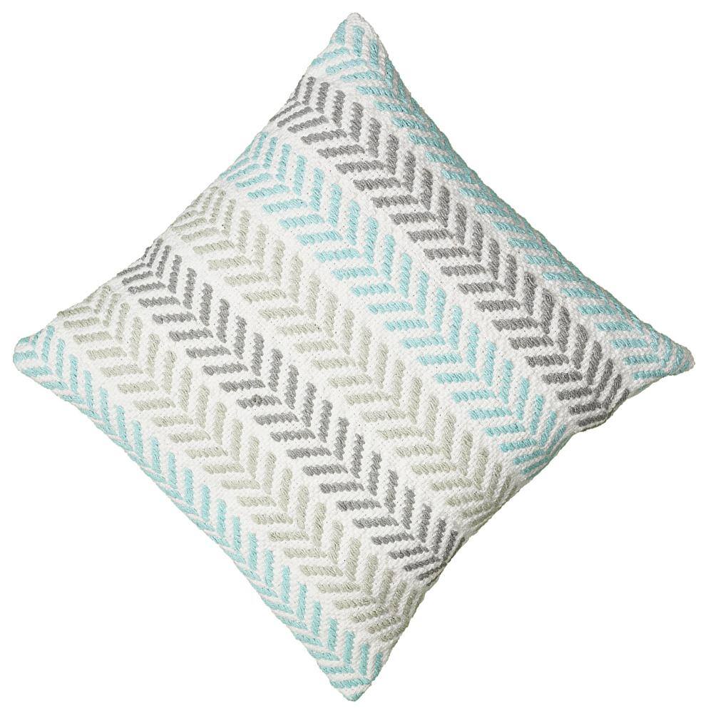 Rajani Home Hand-Woven Chevron Cotton Throw Pillow Set