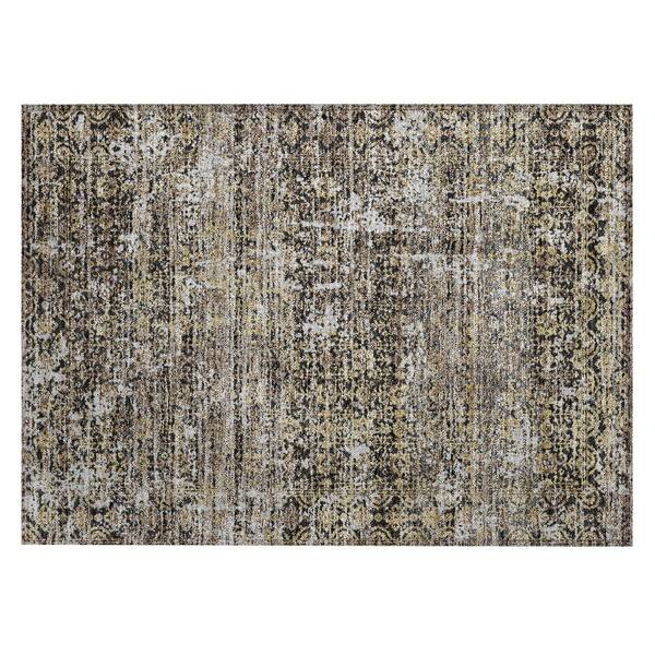 Chantille Machine Washable Indoor/Outdoor Abstract ACN2931 Black 2 ft. x 3 ft. Accent Rug
