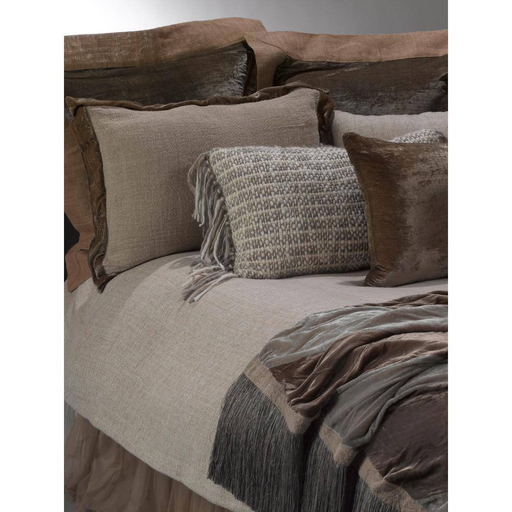 Sable Queen Pleated Polyester Bed Skirt with Split Corner