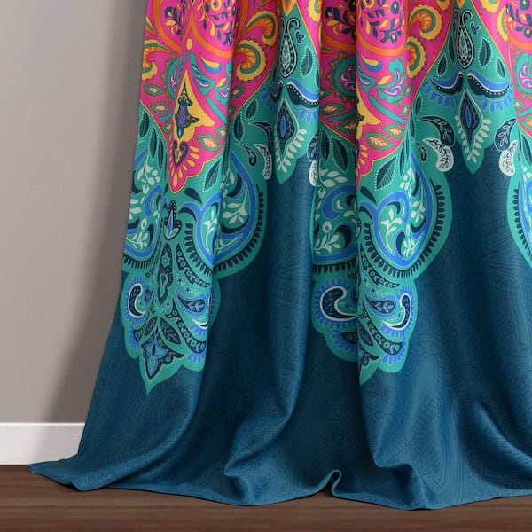 Boho Chic Shower Curtain 14 Piece Complete Set, Lush Decor