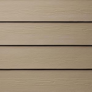 Hardie Plank HZ5 8.25 in. x 144 in. Statement Collection Khaki Brown Cedarmill Fiber Cement Lap Siding