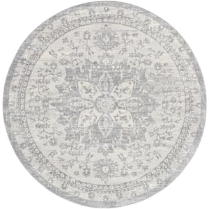 Artistic Weavers Zillah Grey 8 ft. 10 in. x 12 ft. 3 in. Medallion Area ...