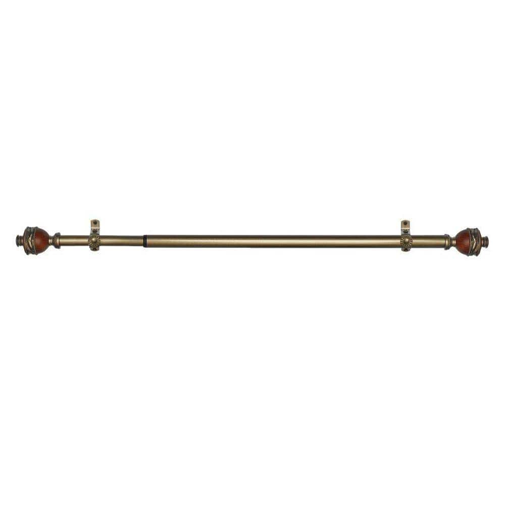 ACHIM Ava Telescoping Single Curtain Rod Kit ADCAVQW664 - The Home Depot