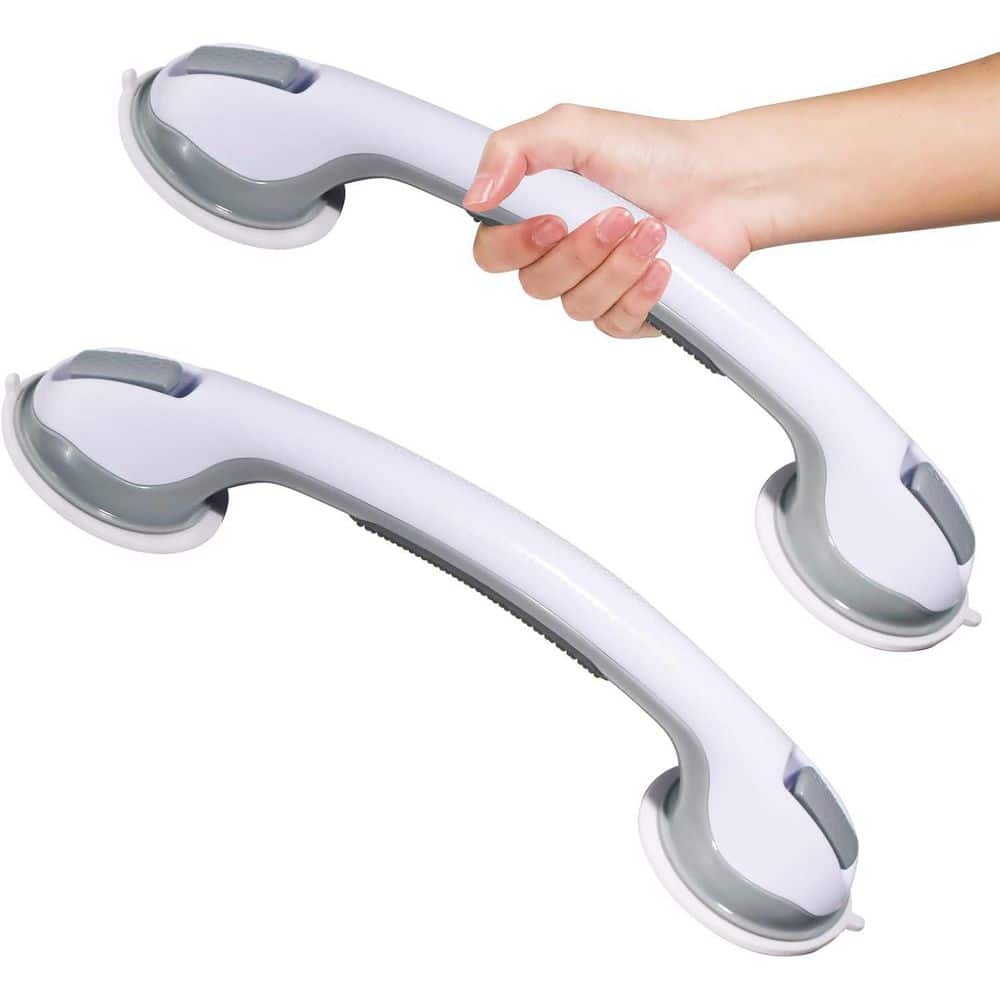 16.5 in. Shower Safety Grab Bars Adjustable Bathtub Handle for Seniors with