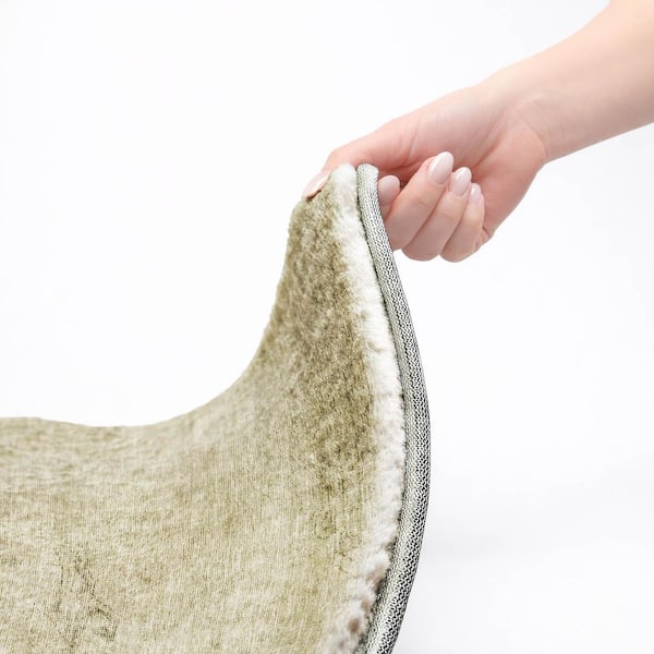 Dream Shag Premium Machine Washable Abstract ADS658 Beige 5 ft. x 7 ft. 6 in. Area Rug
