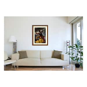 34 in. W x 44 in. H 'Behind Every Great Man' by WAK-Kevin A. Williams Framed Printed Wall Art