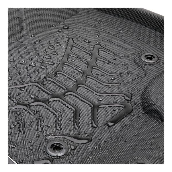 Aries StyleGuard XD Black Floor Liners, Select Chevy Silverado, GMC Sierra 1500, 2500, 3500 Extend Cab, 1st, 2nd Row