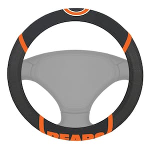 NFL - Chicago Bears Embroidered Steering Wheel Cover in Black - 15in. Diameter