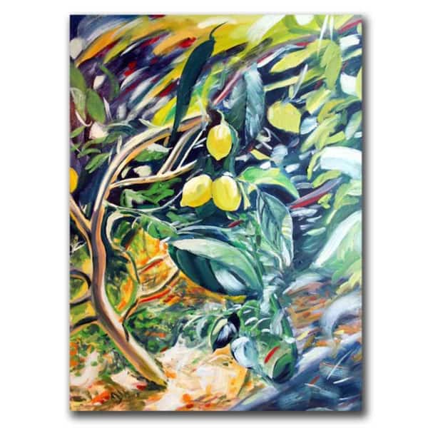 Trademark Fine Art 18 in. x 24 in. Lemon Tree Canvas Art