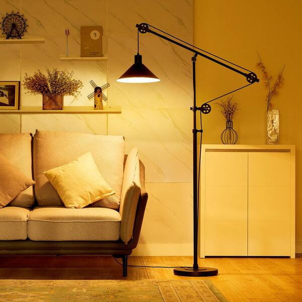 pulley floor lamps