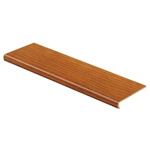 Red Cherry/Warm Cherry 47 in. L x 12-1/8 in. D x 2-3/16 in. H Vinyl Overlay to Cover Stairs 1-1/8 in. to 1-3/4 in. T
