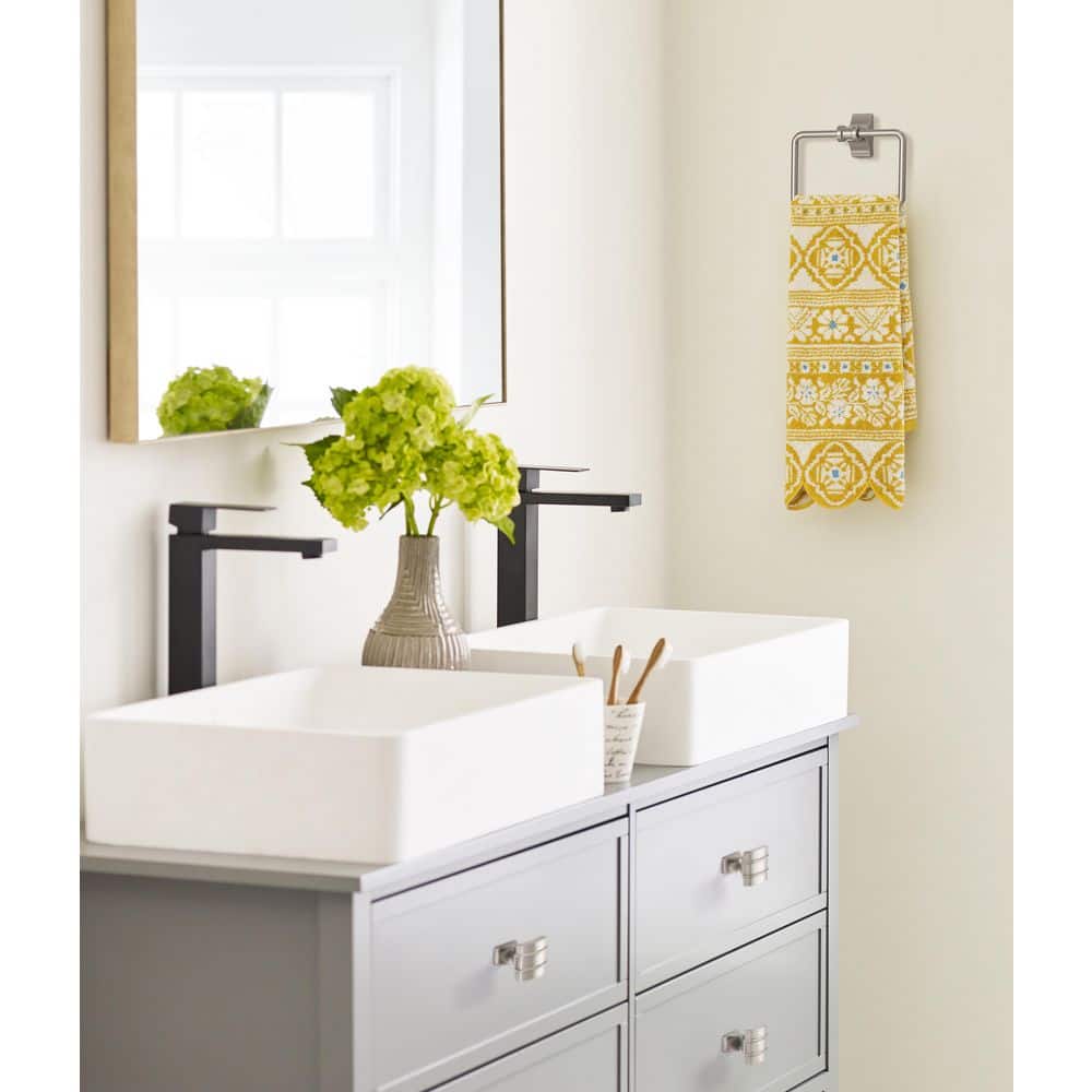 Brushed Nickel Wall Mounted Towel Ring 5-1/4 inch