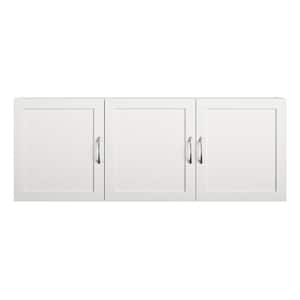 Lory Framed 54 in. White Wood Closet System