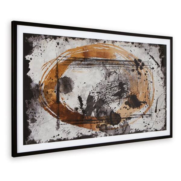 Signature R Abstract Hd Signature DESIGN BY ASHLEY Clefting Framed Abstract Art Print 37 in. x ...