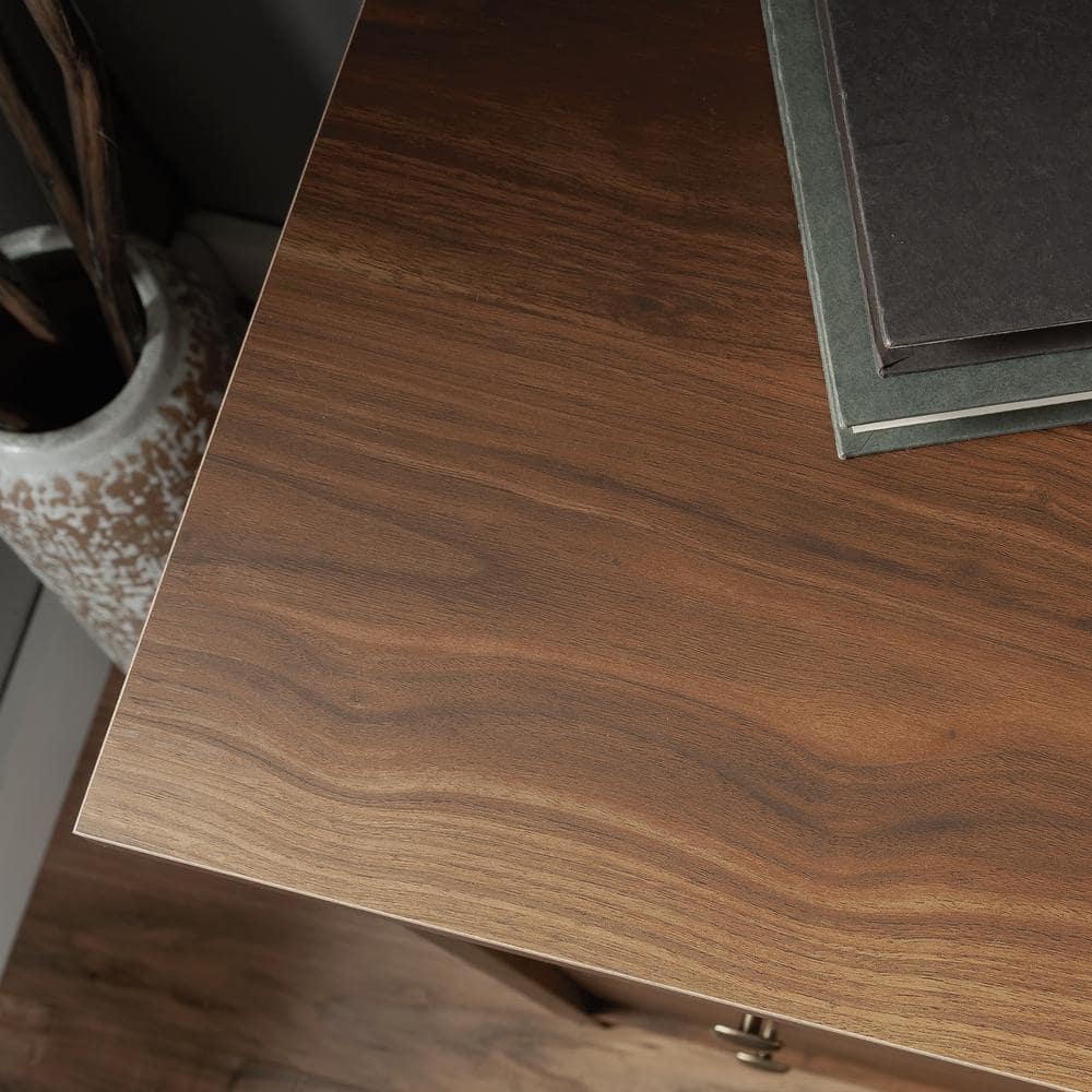Grand Walnut 57'' Double Dresser with Deep Drawers
