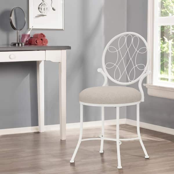 Hillsdale Furniture OMalley Vanity Stool White