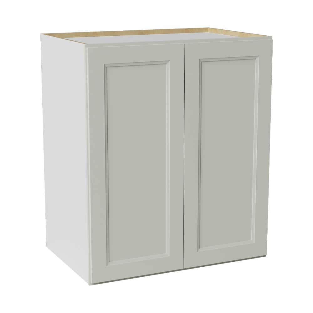 36 in. W x 24 in. D x 42 in. H Ready to Assemble Double Shaker Pantry Kitchen Cabinet in Laguna Grey price history on PriceWatchPro