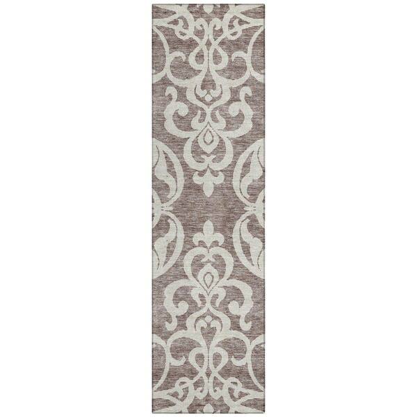 Chantille Machine Washable Indoor/Outdoor Abstract ACN973 Taupe 2 ft. 3 in. x 7 ft. 6 in. Area Rug