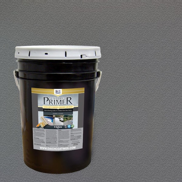 DAICH Textured 5 gal. Charcoal Gray Interior Exterior Bonding Primer