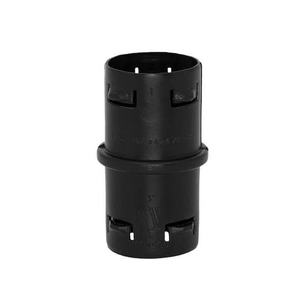 FLEX Drain Pro 6 in. Black Copolymer External Coupling