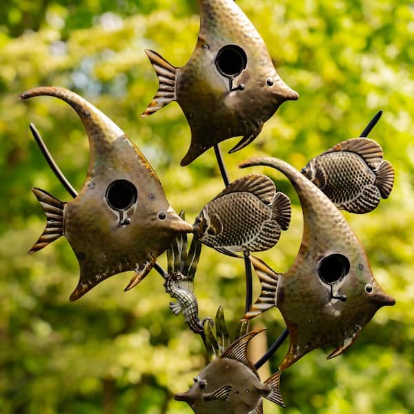 サバルヤシ　1 Zaer Ltd. International 86.75 in. Tall Coastal Style Birdhouse