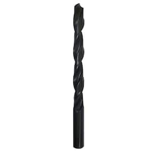 Size #8 Premium Industrial Grade High Speed Steel Black Oxide Drill Bit (12-Pack)