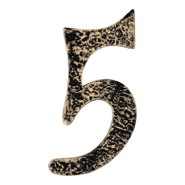 Glitter Gold Number 1 Sign 4 1/2in x 9in