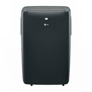 7,500 BTU Portable Air Conditioner Cools 400 Sq. Ft. with Dehumidifier and LCD Remote in Gray