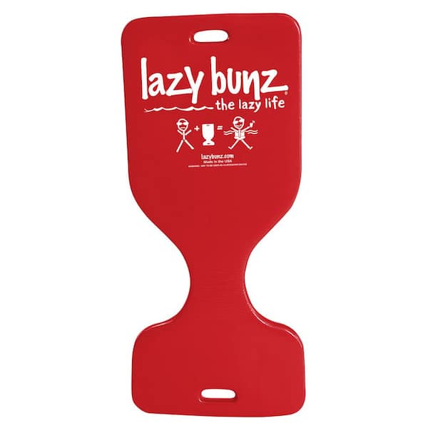 TRC Recreation Lazy Bunz Red Vinyl Foam Saddle Float Seat/Mat with Handles