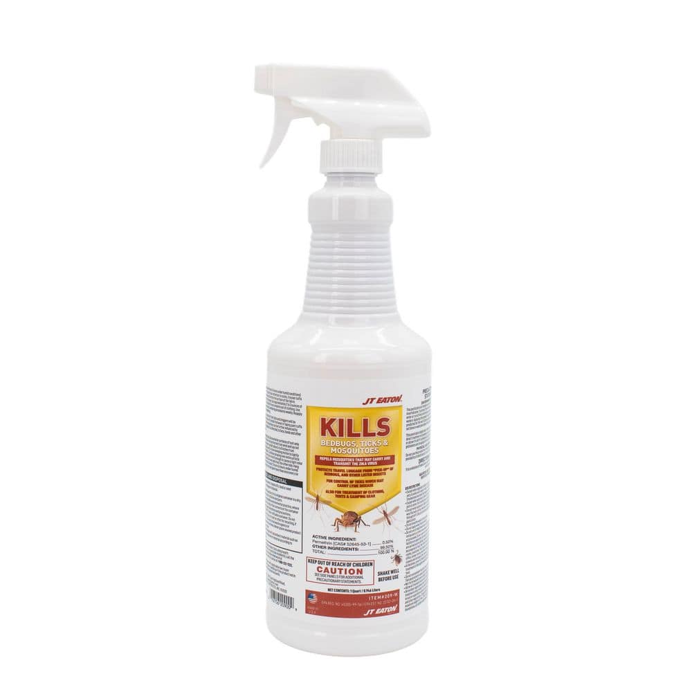 JT Eaton 1 Qt. Water Base Spray Kills Bedbugs Ticks and Mosquitoes