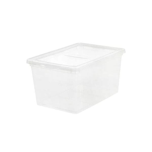 Sterilite 58 qt. Storage Box Plastic, White