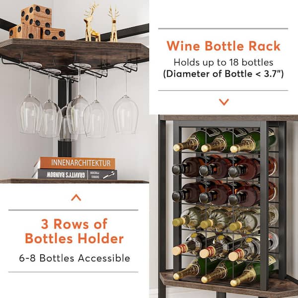 Sunriver Wine Bottle Glass Holder - 2, 3 or 4 Glass Option – Houser House  Creations