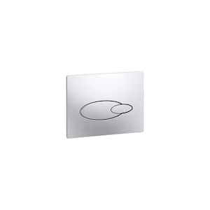 Droplet Flush Actuator Plate in Polished Chrome