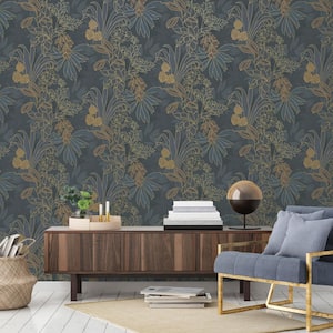 Coniferous Twilight Floral Non-Pasted Wallpaper, 56 sq. ft.