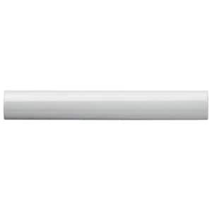 Remington Light Gray 1.18 in. x 7.87 in. Polished Porcelain Wall 1/4 Round Bullnose Tile