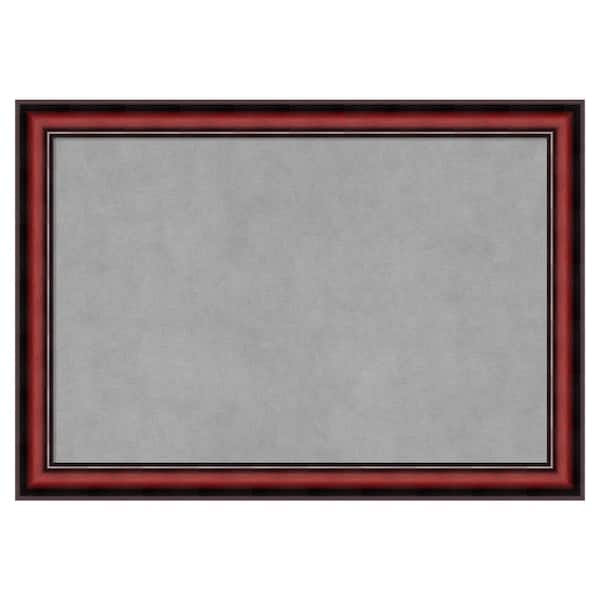 Amanti Art Rubino Cherry Scoop 27 in. x 19 in. Framed Magnetic Board
