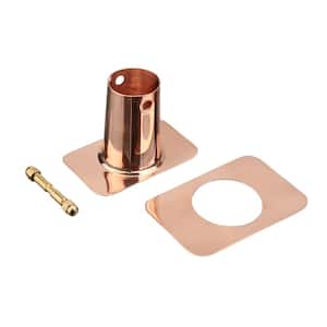 Pure Copper Rain Chain Gutter Clip Funnel with Adaptor Installation Kit