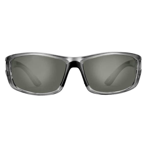 Flying Fisherman Buchanan Polarized Sunglasses Crystal Gunmetal Frame with  Smoke Lens 7719GS - The Home Depot
