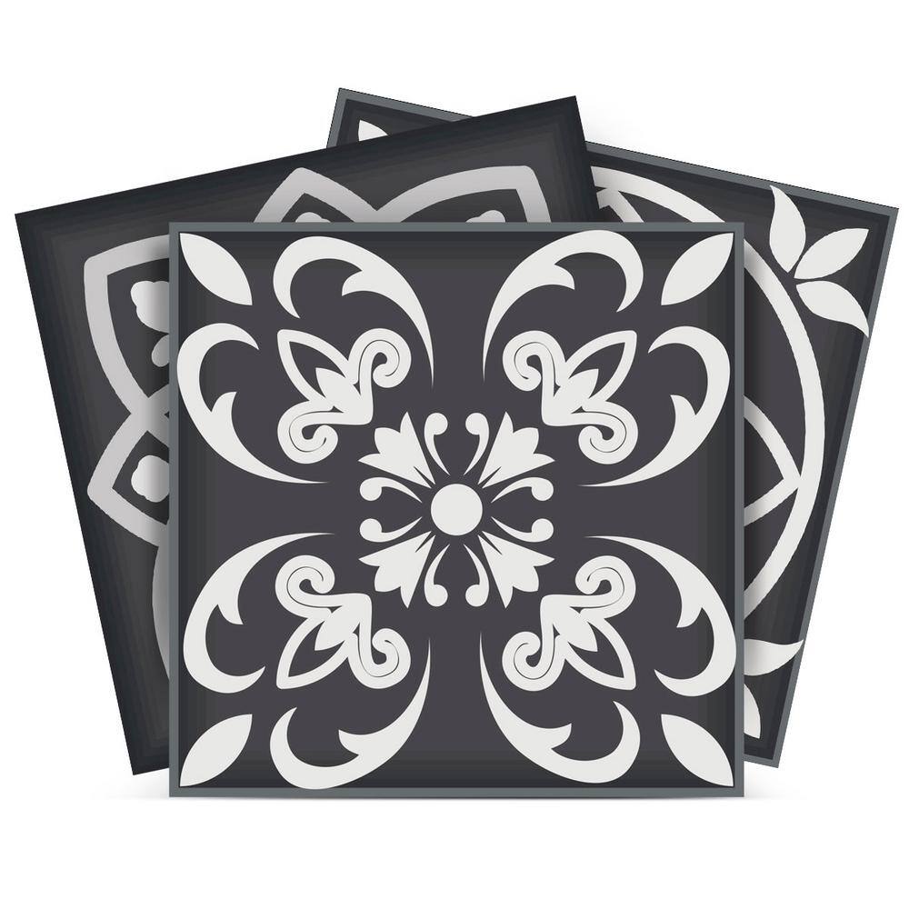 Black, White and Gray SB16 5 in. x 5 in. Vinyl Peel and Stick Tile (24-Tiles, 4.17 sq. ft. / Pack) price history on PriceWatchPro
