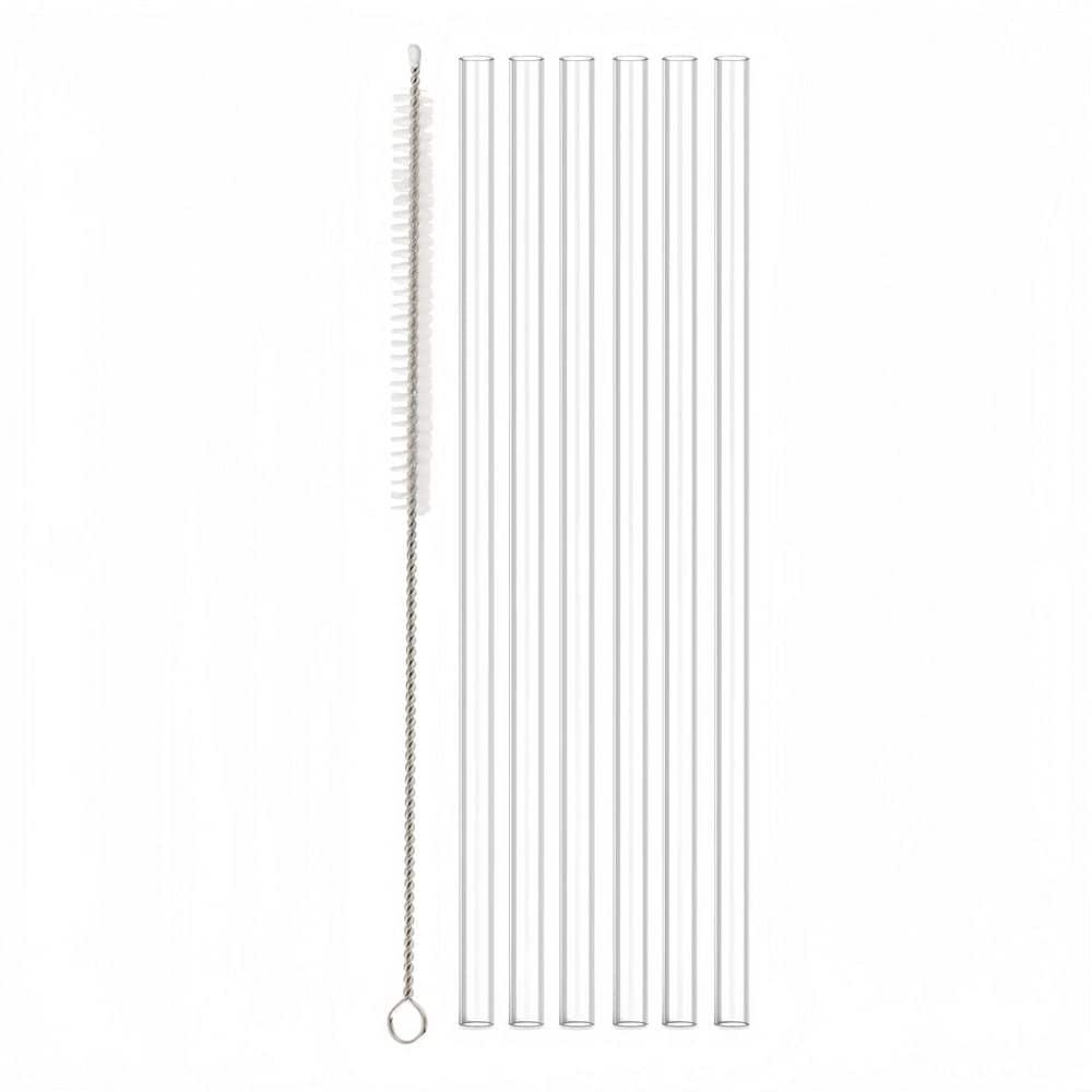 Replacement Disposable Tritan Plastic Straws w/ Cleaning Brush for Stanley 40 oz. and 30 oz. Cup Tumbler Clear (6-Pack) price history on PriceWatchPro