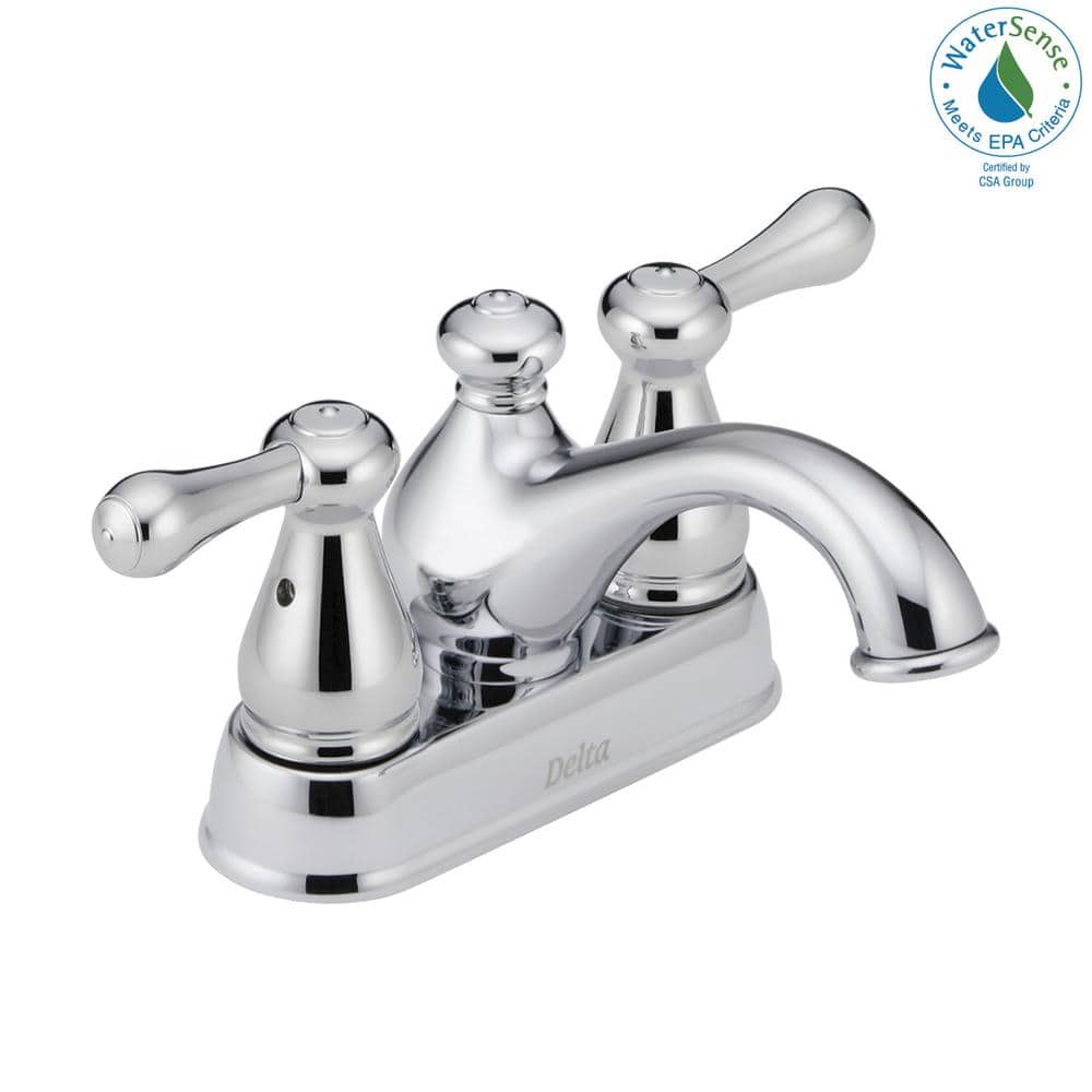 Leland Chrome Dual-Handle Teapot-Lavatory Faucet