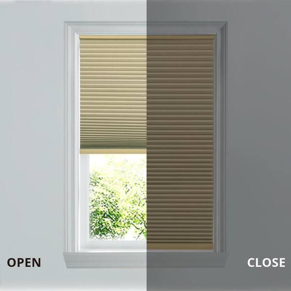 Latte Cordless Blackout Cellular Shades for Windows - 20.25 in. W x 48 in. L (Actual Size 20 in. W x 48 in. L)